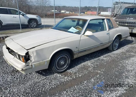 1986 Chevrolet Monte Carlo from USA, damaged, VIN 1G1GZ3780GR200036